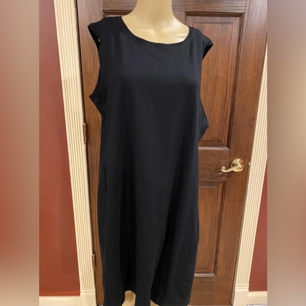 Eileen Fisher cotton tank dress - Picture 3 of 6
